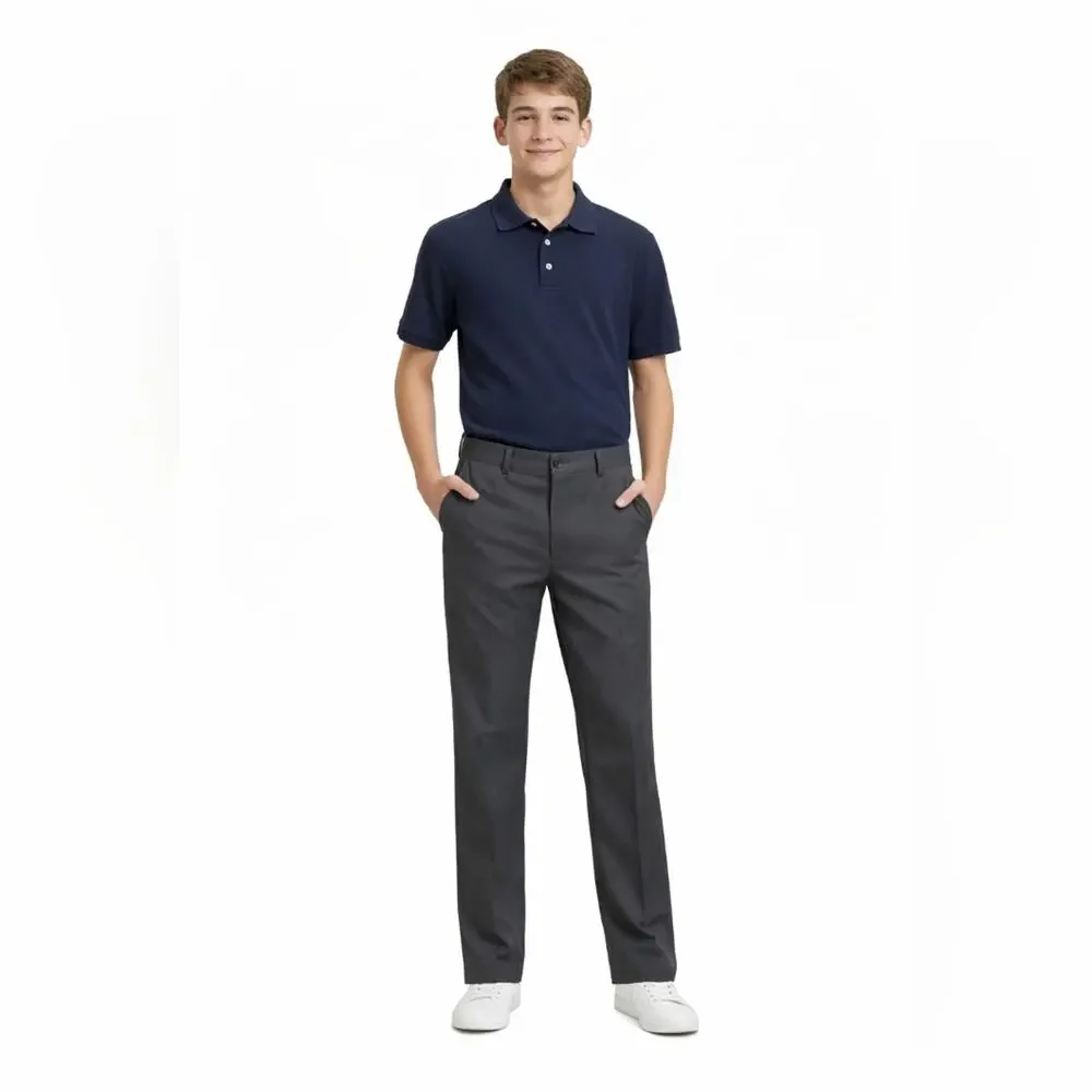 Ben Hogan Performance Boys Size 18 Golf Pants Asphalt Gray Stretch NWT